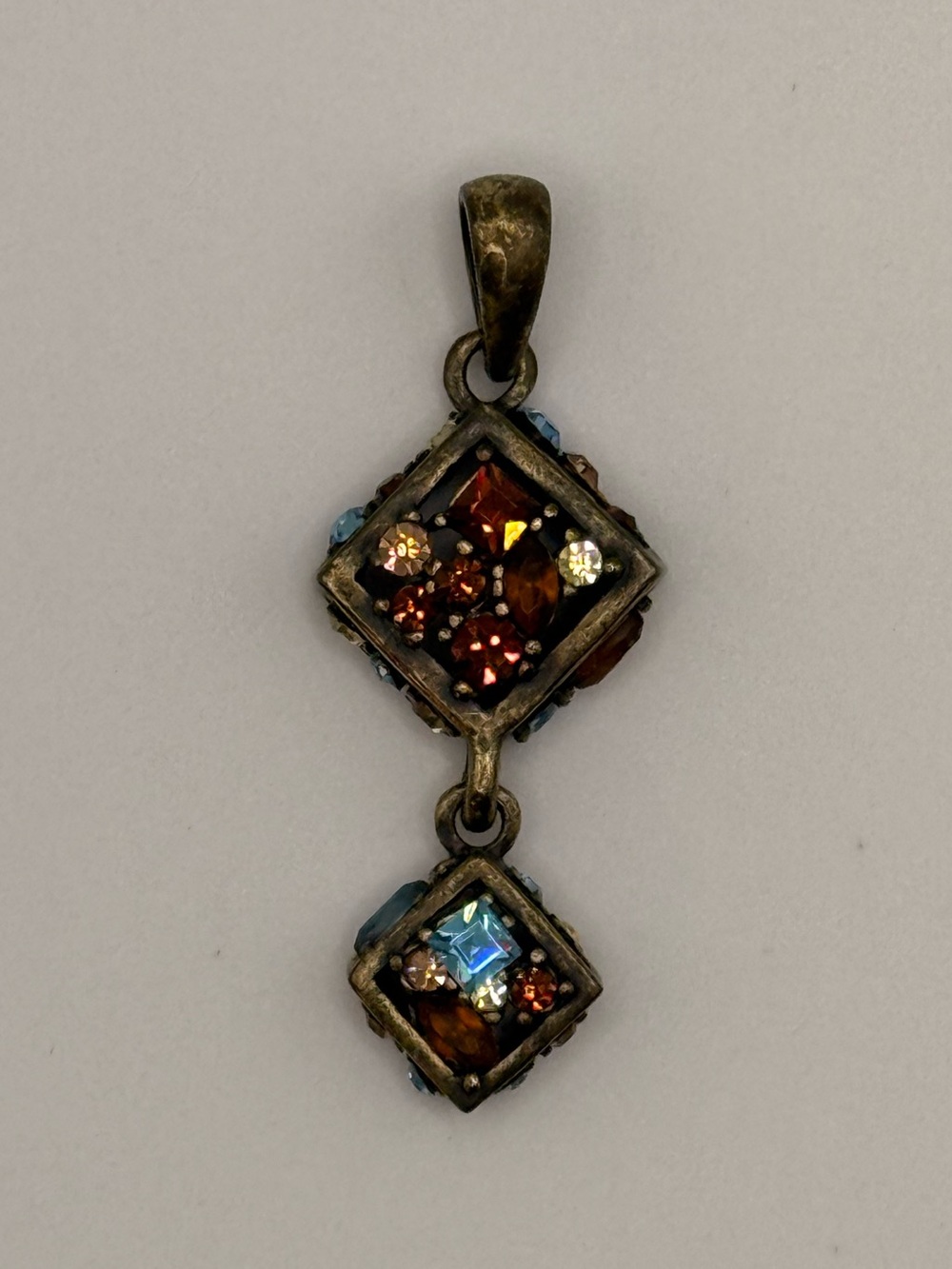 Lia Sophia Fossil Double-Drop Pendant